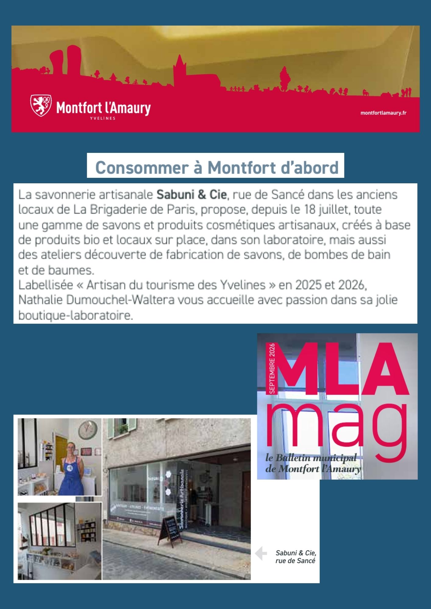 Montfort l&rsquo;Amaury Mag : installation de la savonnerie artisanale
